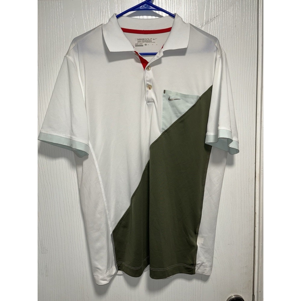 nike golf tour performance polo shirt Medium stretchy‎ lightweight
